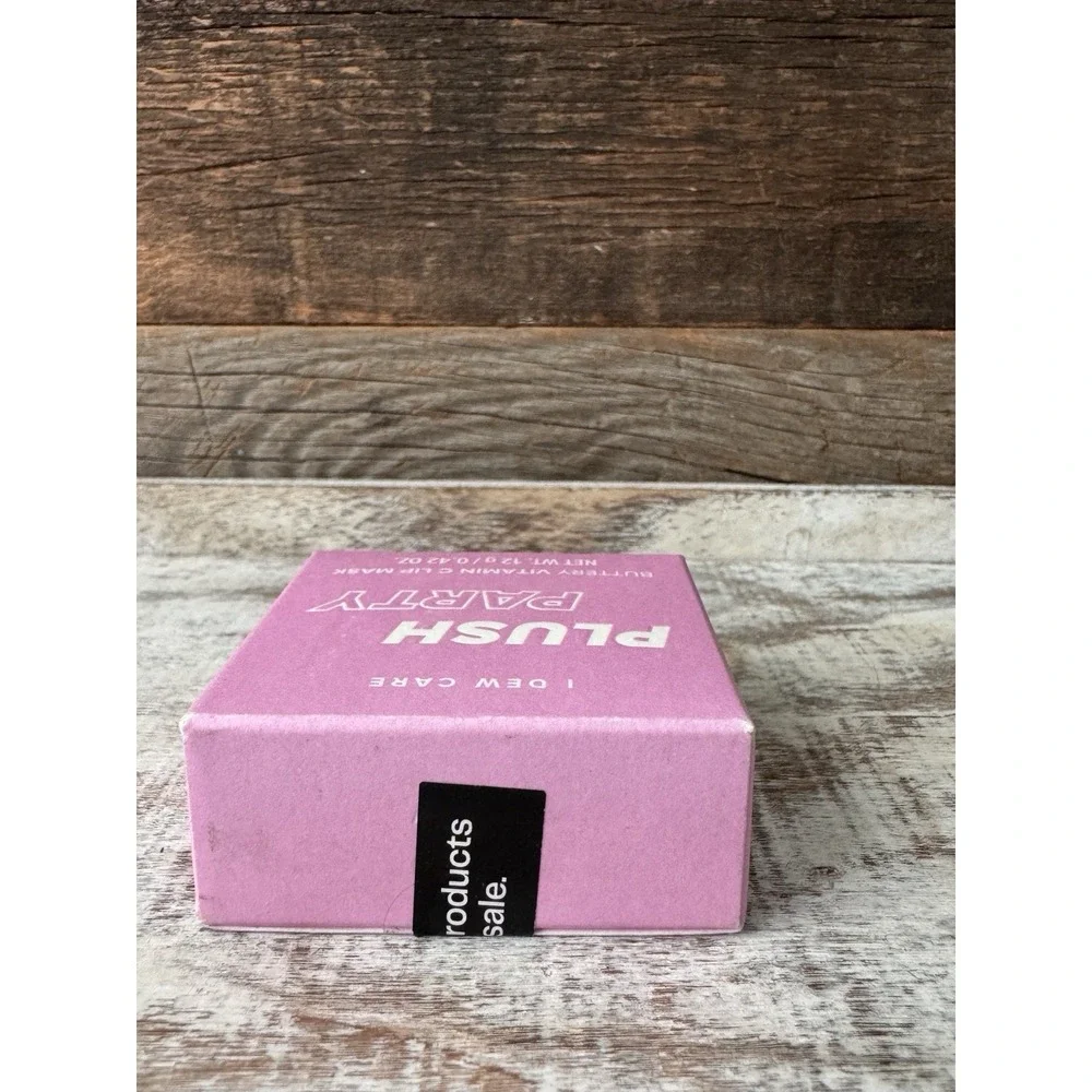 I Dew Care Plush Party Buttery Vitamin C Lip Mask 0.42 oz / 12g | NIB MSRP = $18